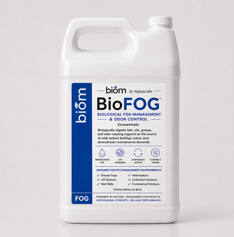 BioFog — Biological FOG Management & Odor Control Concentrate (Gallons)