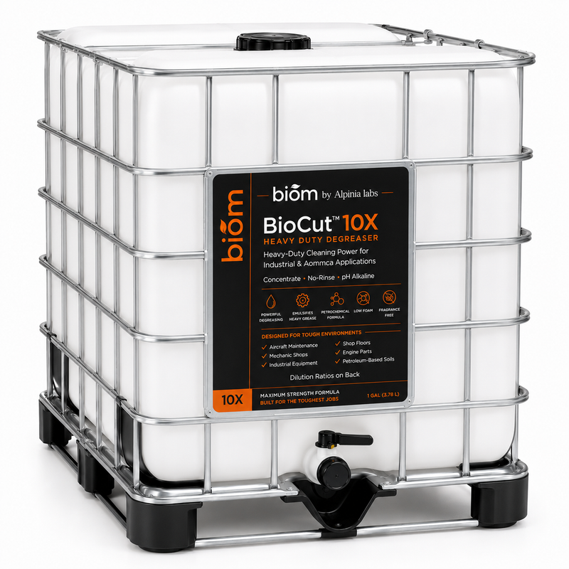 BioCut™ 10X — Heavy-Duty Bioactive Petrochemical Degrease (Tote)