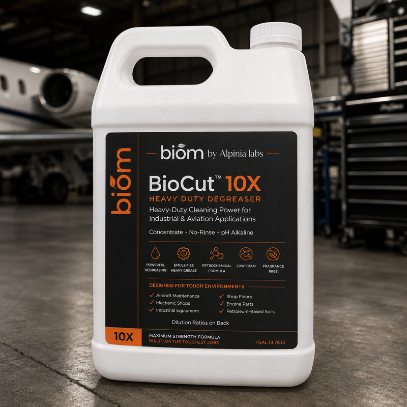 BioCut™ 10X — Heavy-Duty Bioactive Petrochemical Degrease (16oz Sample)