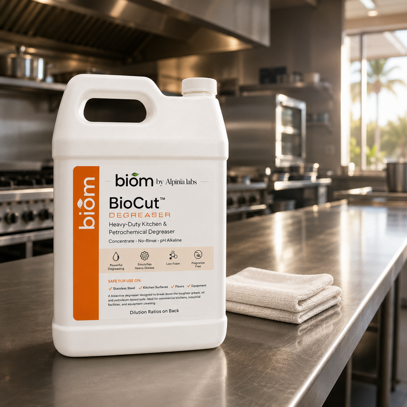 BioCut Heavy-Duty Bioactive Kitchen Degreaser (Gallon)