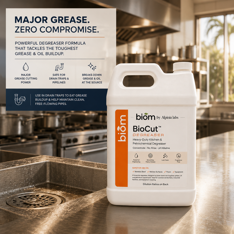BioCut Heavy-Duty Bioactive Kitchen Degreaser (Gallon)