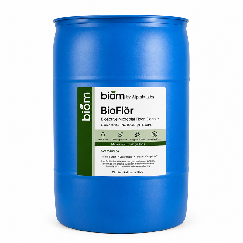 BioFlōr — Microbial Floor Cleaner Concentrate (55lb Drum)