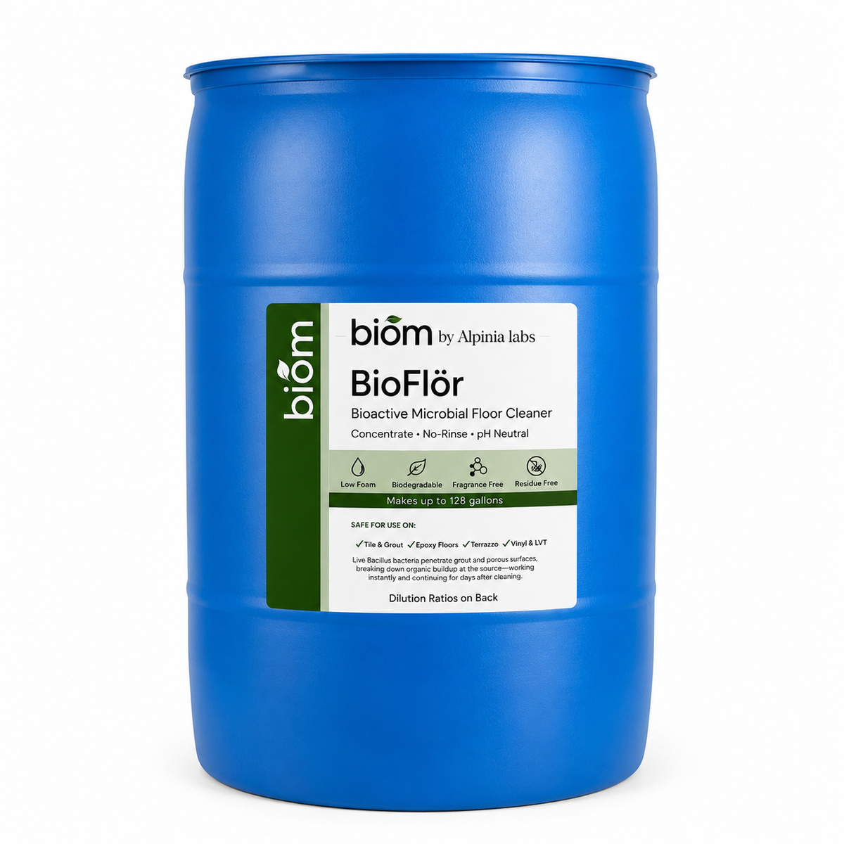 BioFlōr Microbial Floor Cleaner — Concentrate (Case of 4 ...