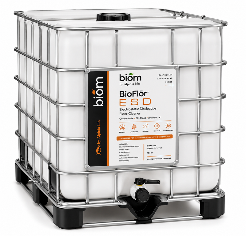 BioFlōr ESD — Electrostatic Dissipative Bioactive Floor (Tote)
